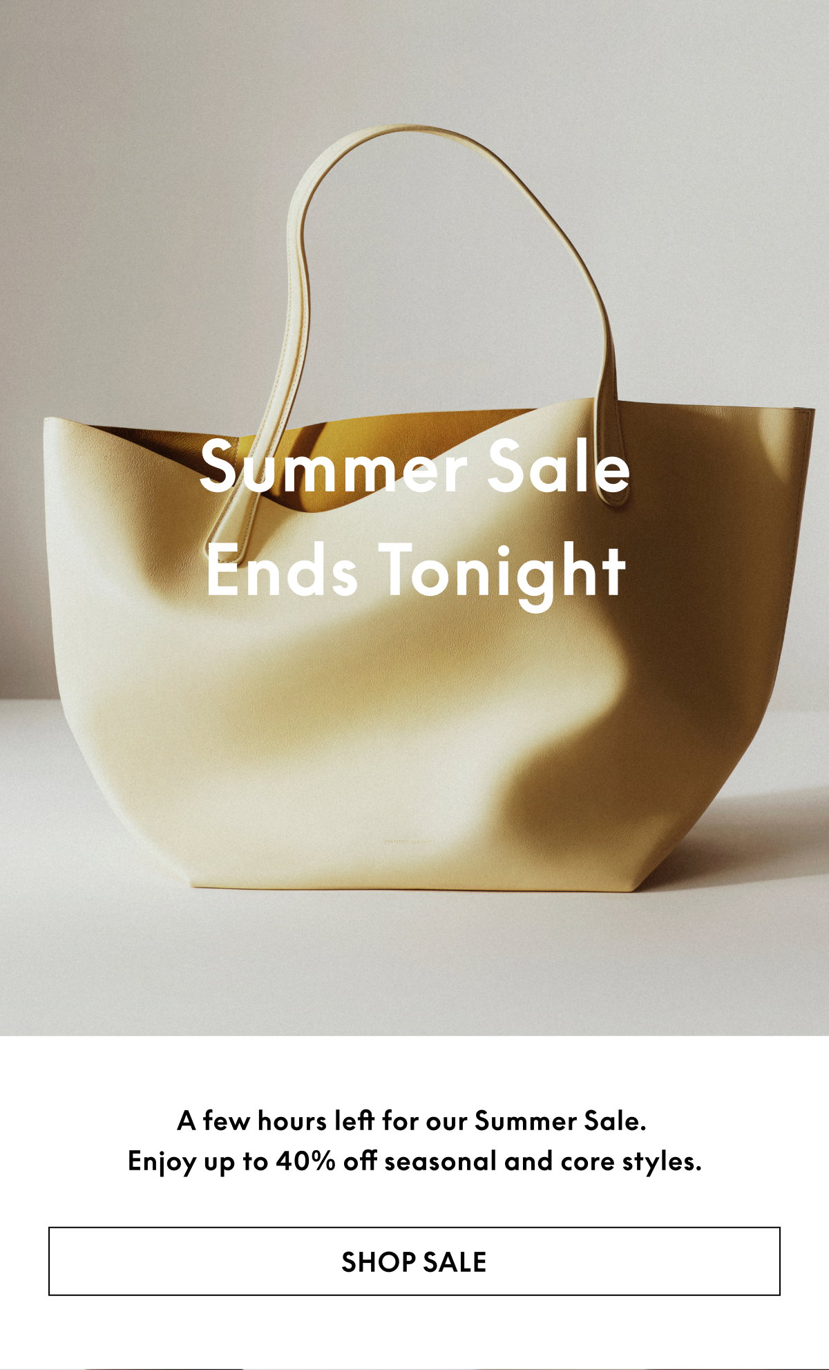 A few hours left for our Summer Sale.