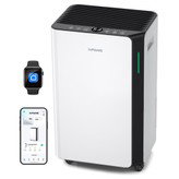HUMILABS 20L Dehumidifier, Wi-Fi & App Control, 24H Timer, 4.5L Water Tank & Drain Hose, 3 Modes, Coverage Area 60㎡