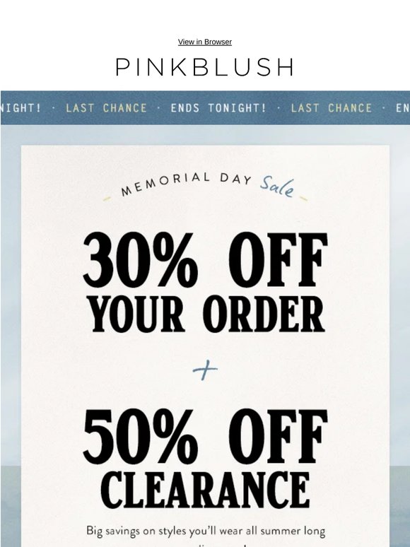 💥 Last Call For Memorial Day Savings! 💥
