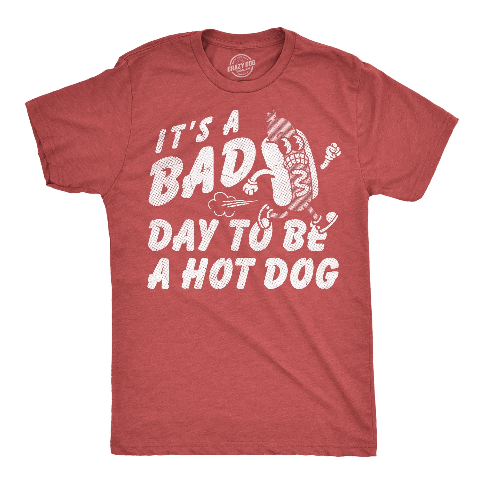 Image of Its A Bad Day To Be A Hotdog Men's T Shirt