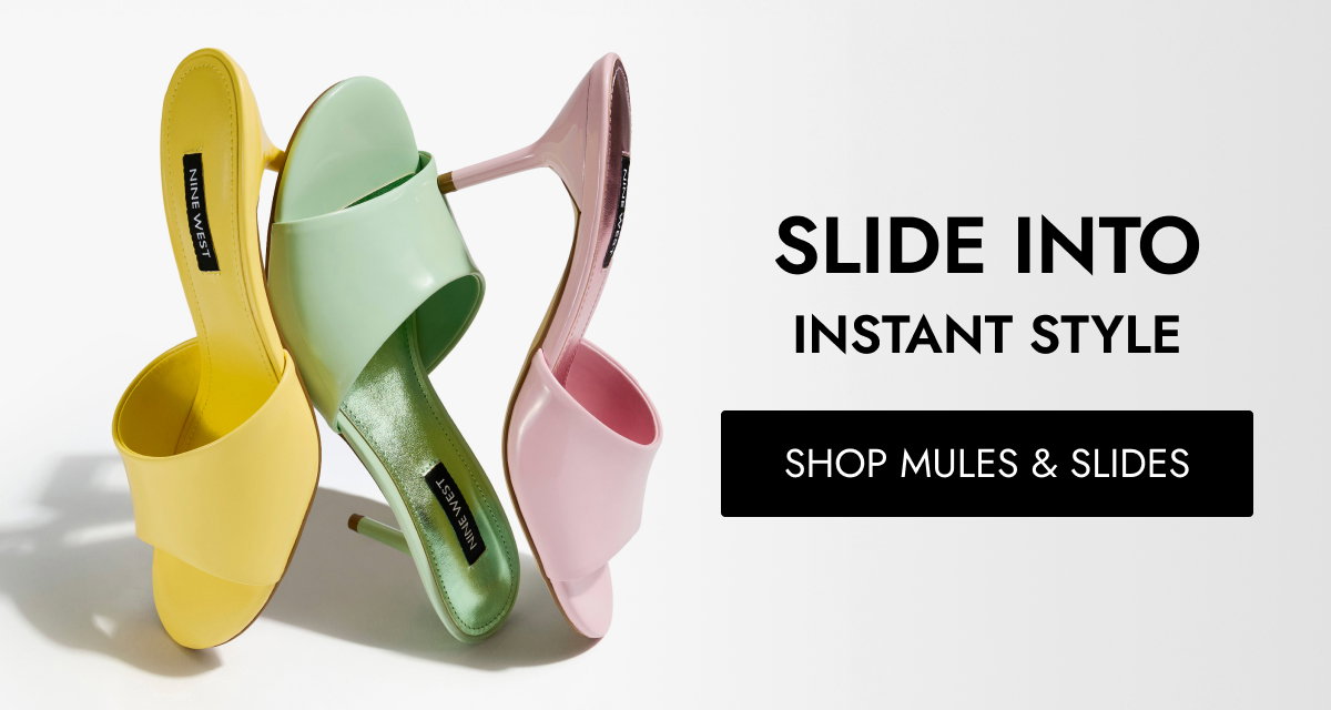 [shop mules slides]