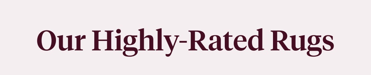 Our Highly-Rated Rugs