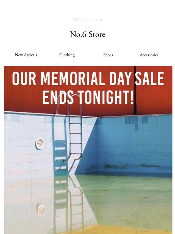MEMORIAL DAY SALE: DON'T MISS OUT