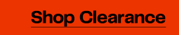 Extra 25% off clearance Ends Today Online & in stores