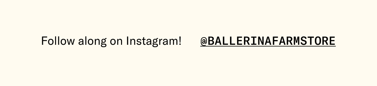 Ballerina Farm | Instagram