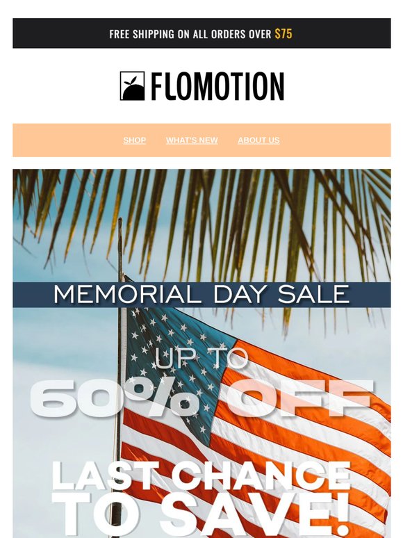 Last Call for Memorial Day Savings 🌴