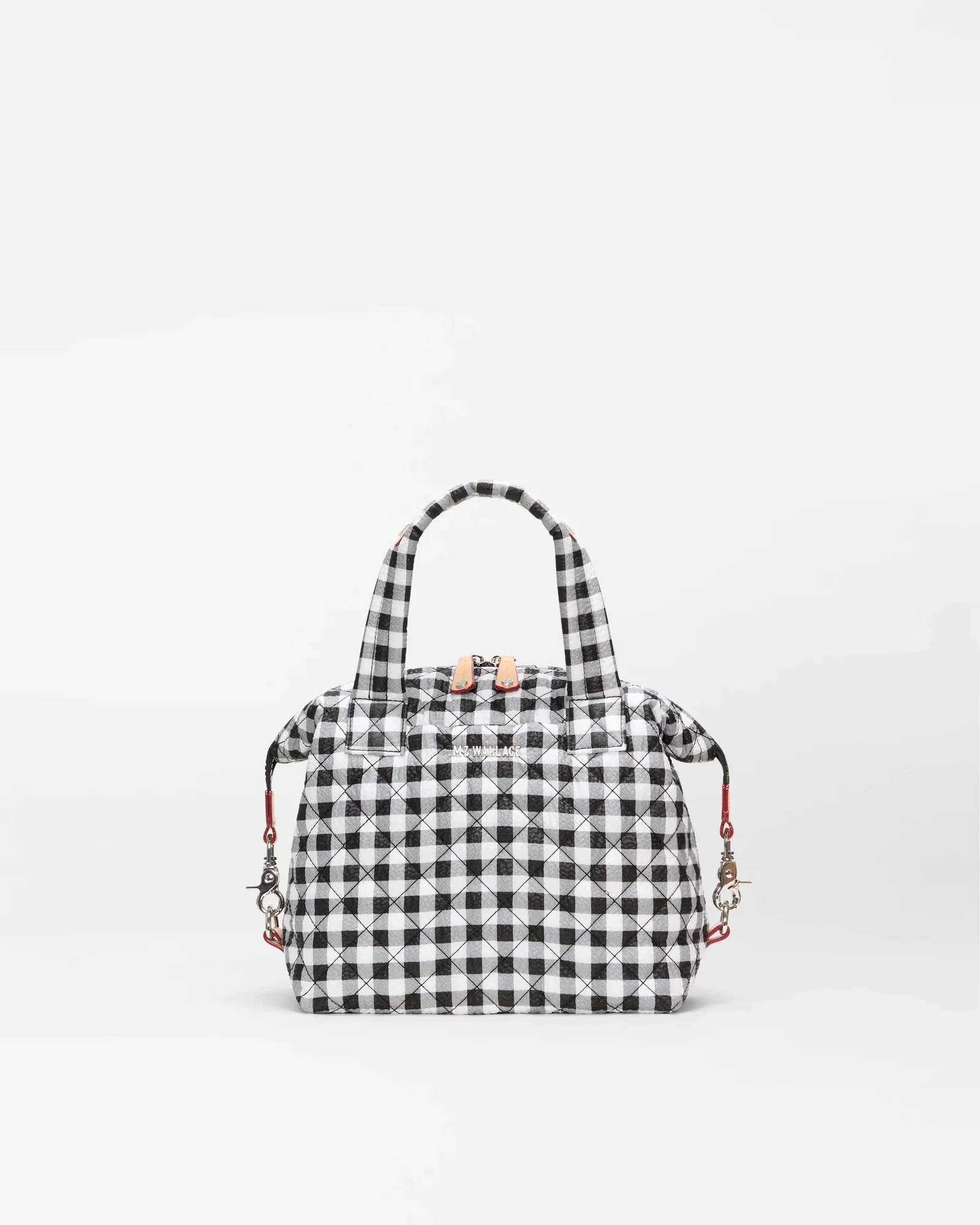 Image of Black/White Gingham Small Sutton Deluxe