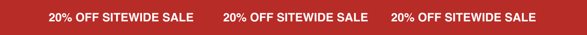 20% Off Sitewide