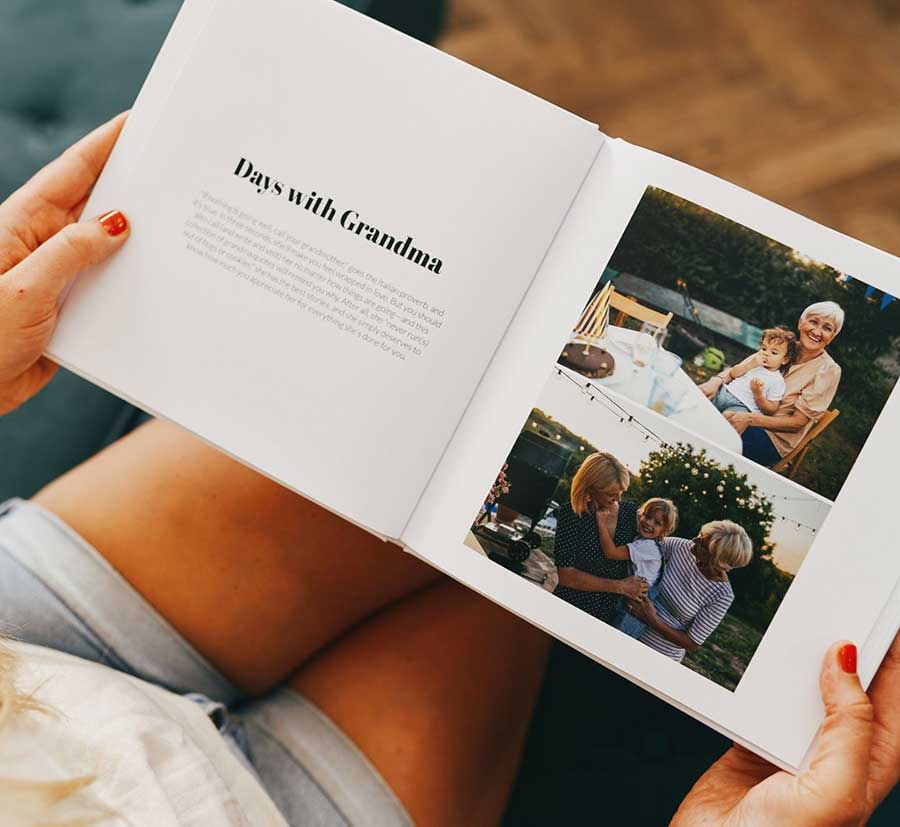 Caption Photo Book