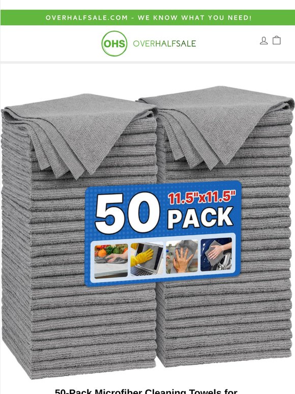 🧼 Clean Faster With Ultra Absorbent Towels 🚗