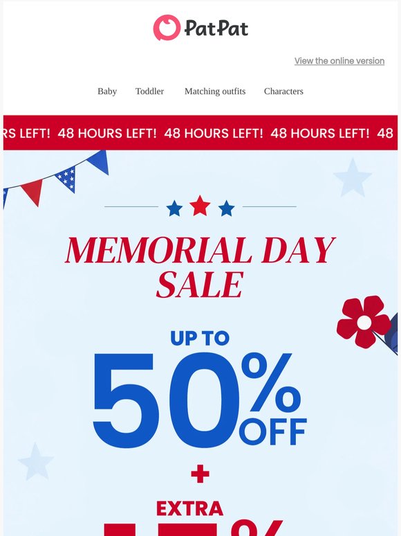 ⏰ Memorial Day Sale — 48 hours only