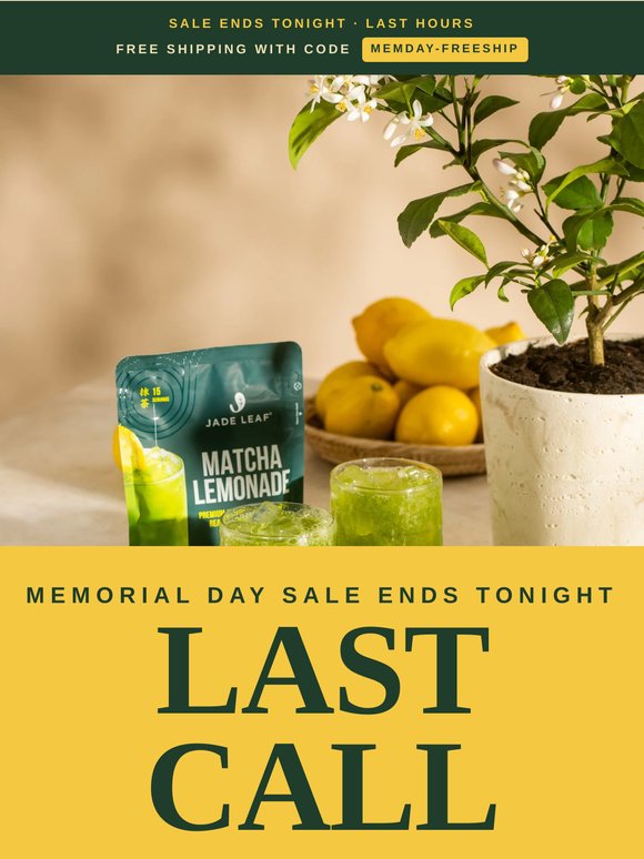 15% off sitewide and free shipping expires tonight