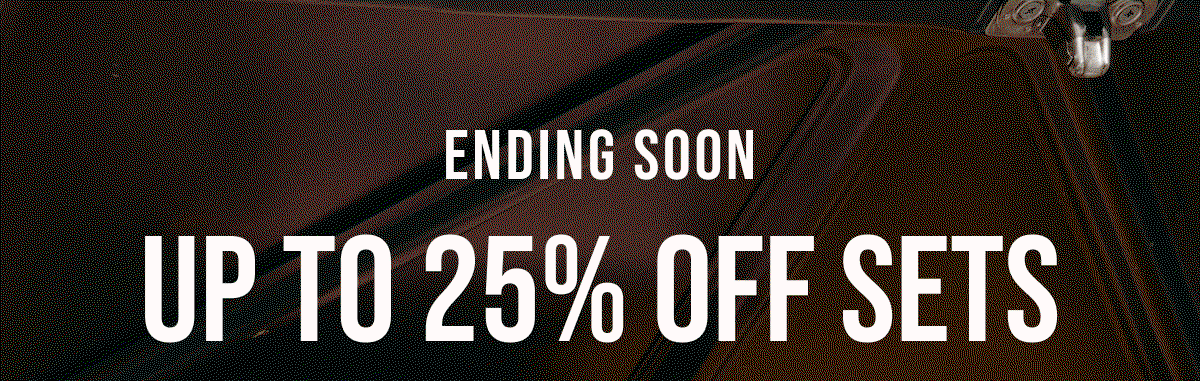 Memorial Day Sale - up to 25% off sets. 