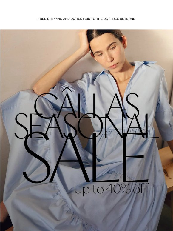 Spring Sale - Up to 40% off