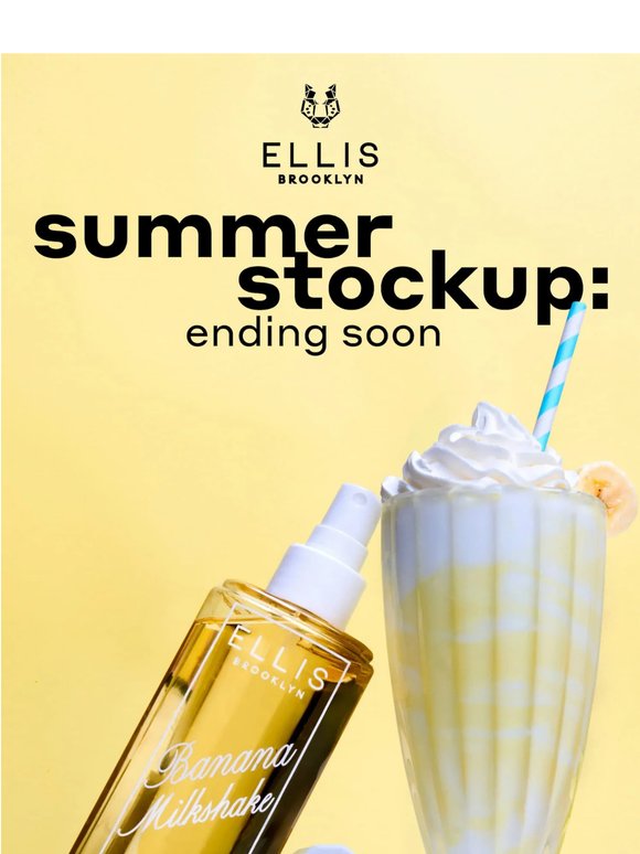 ENDS SOON: Up to 50% OFF* Summer Scents 💛