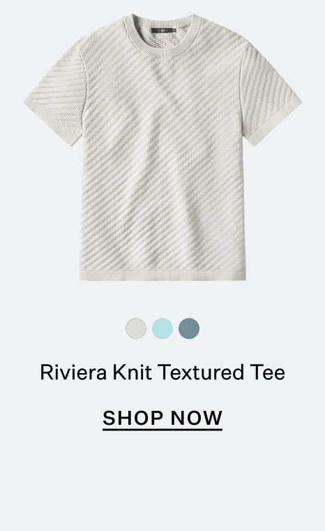 Riviera Knit Textured Tee