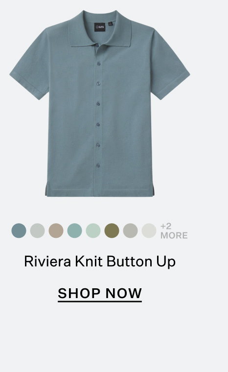 Riviera Knit Button Up