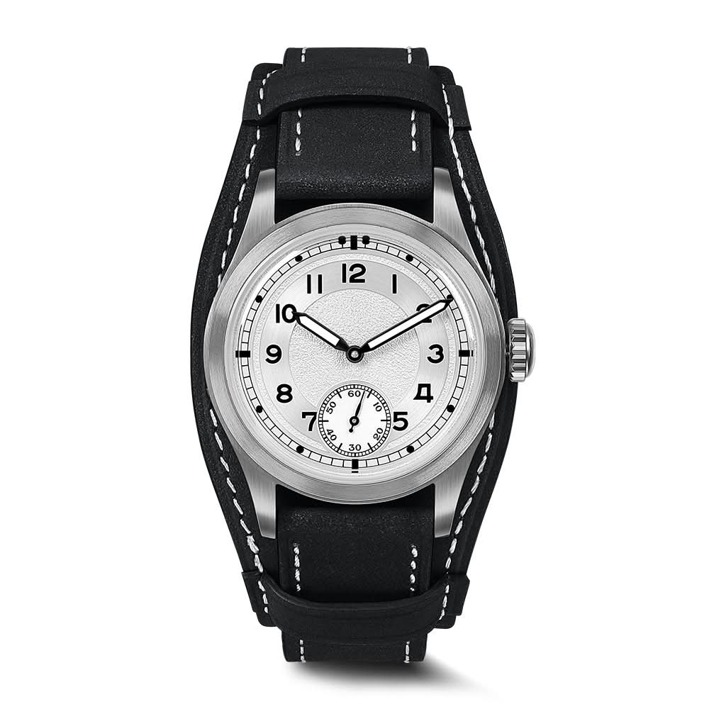 HOU H1 - Vintage Field Watch Automatic | White