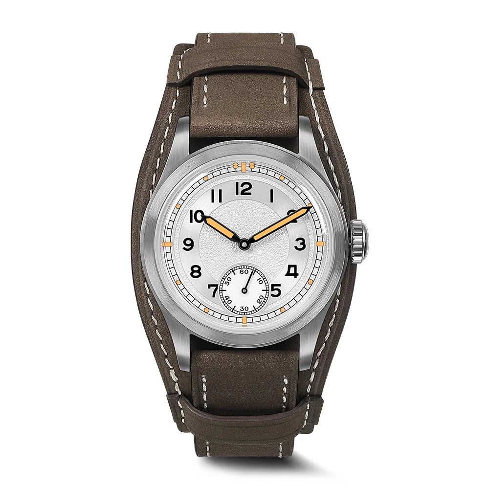 HOU H1 - Vintage Field Watch Automatic | White · Ivory
