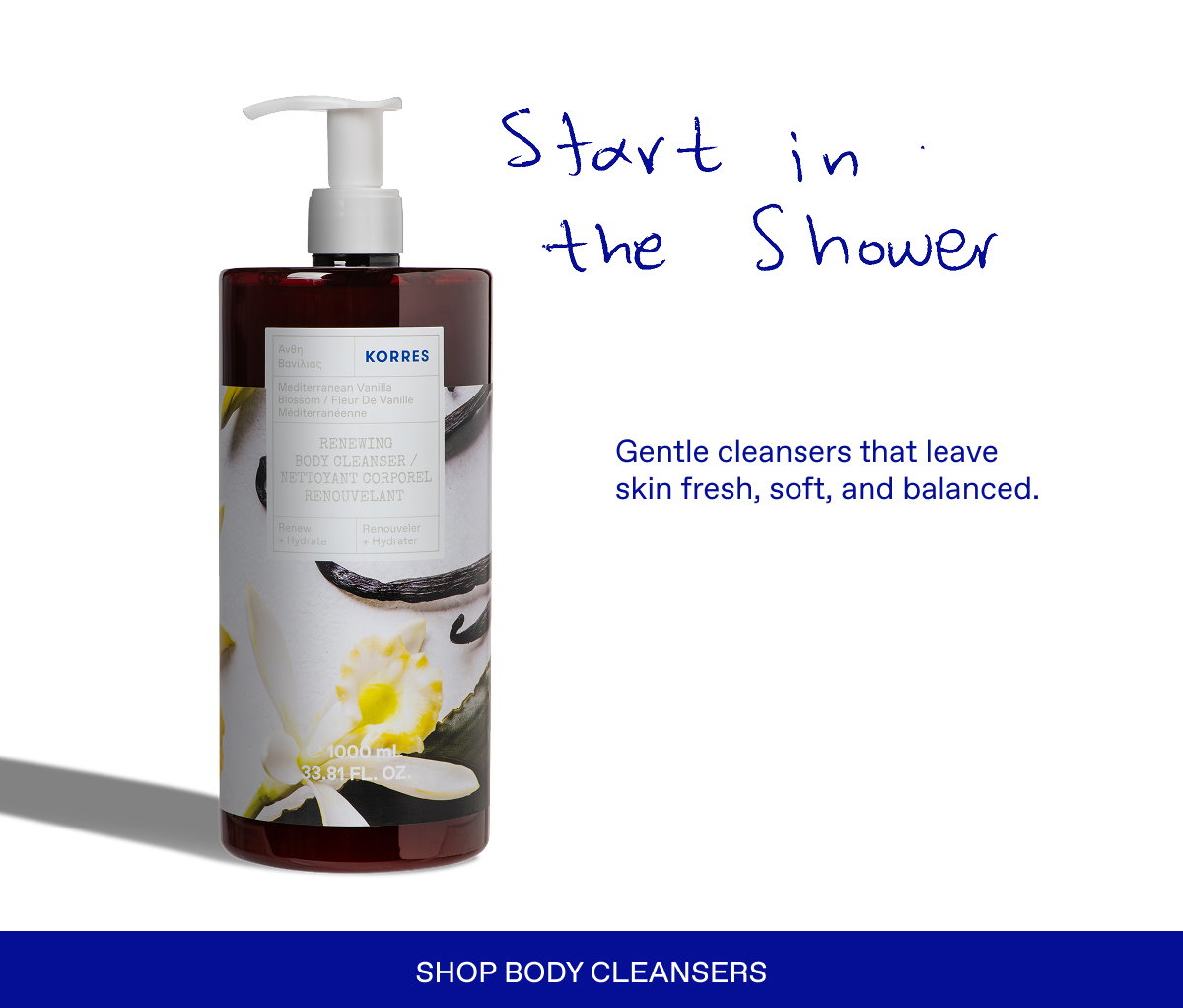 Shop body cleansers