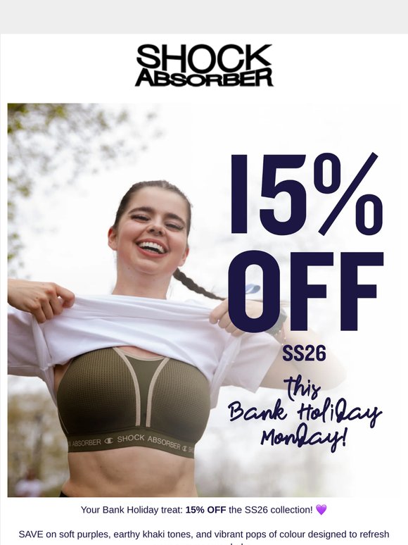 15% OFF the SS26 collection! 💜