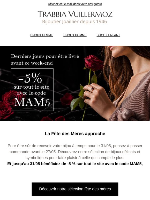 Le 31/05 approche… avez-vous trouvé son cadeau ? ✨