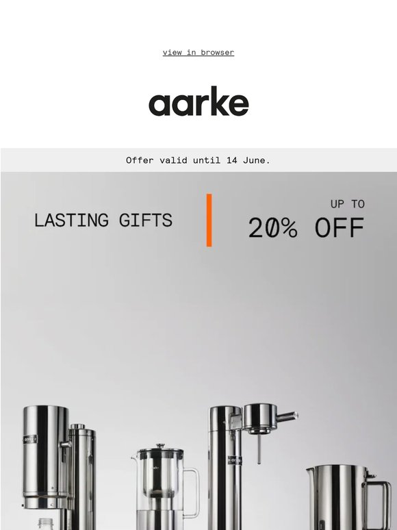 Gift favourites with up to 20% off