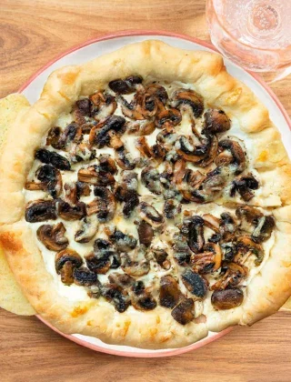 Cheesy crust aux champignons façon Quitoque