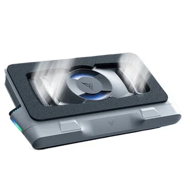 Flydigi BS2 Pro Laptop Cooling Pad 4000 RPM 44°C Temperature Drop Triple Noise Reduction RGB Lighting Adjustable Stand App Control Detachable Filter 15.6