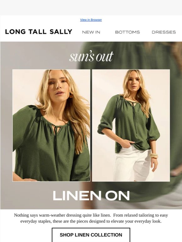 Linen you'll be living in this season