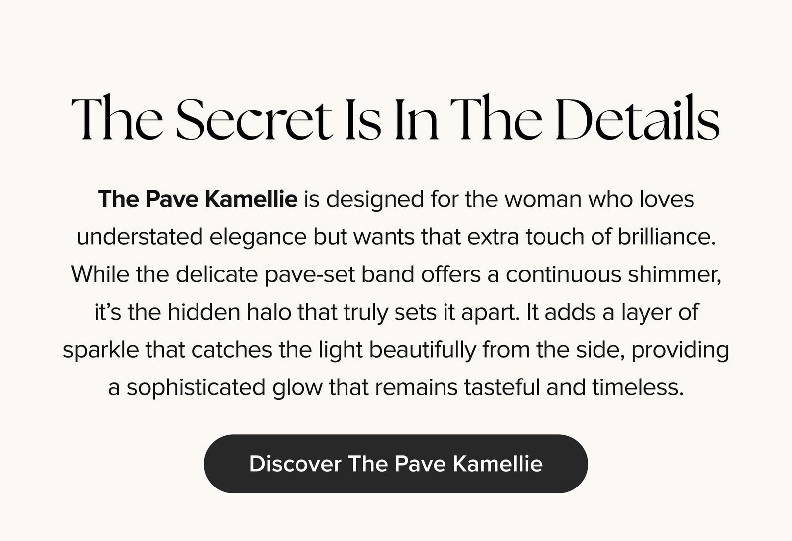 Discover The Pave Kamellie 