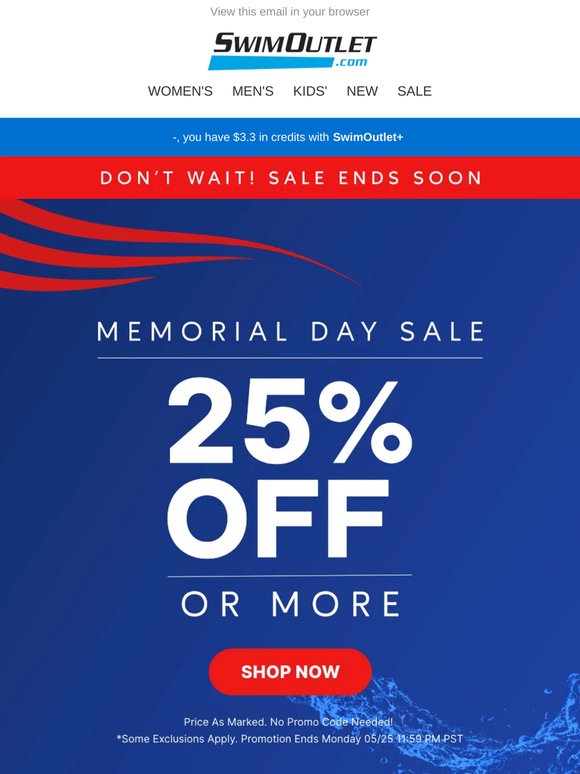 Hurry, Don't Miss 25% Off or More 💰