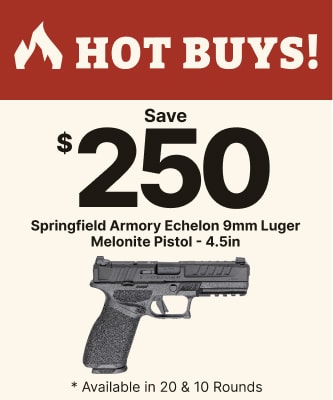 Save $ 250 Springfield Armory Echelon 9mm Luger Melonite Pistol - 4.5in