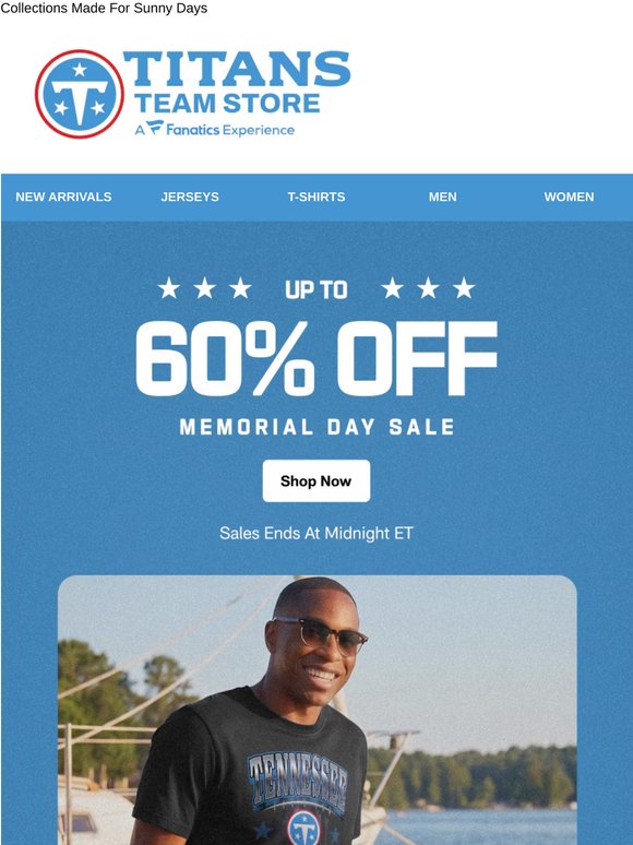 Warm Weather Kickoff: Up To 60% Off Memorial Day Sale