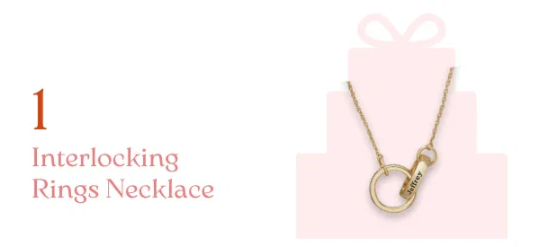 Interlocking Rings Necklace