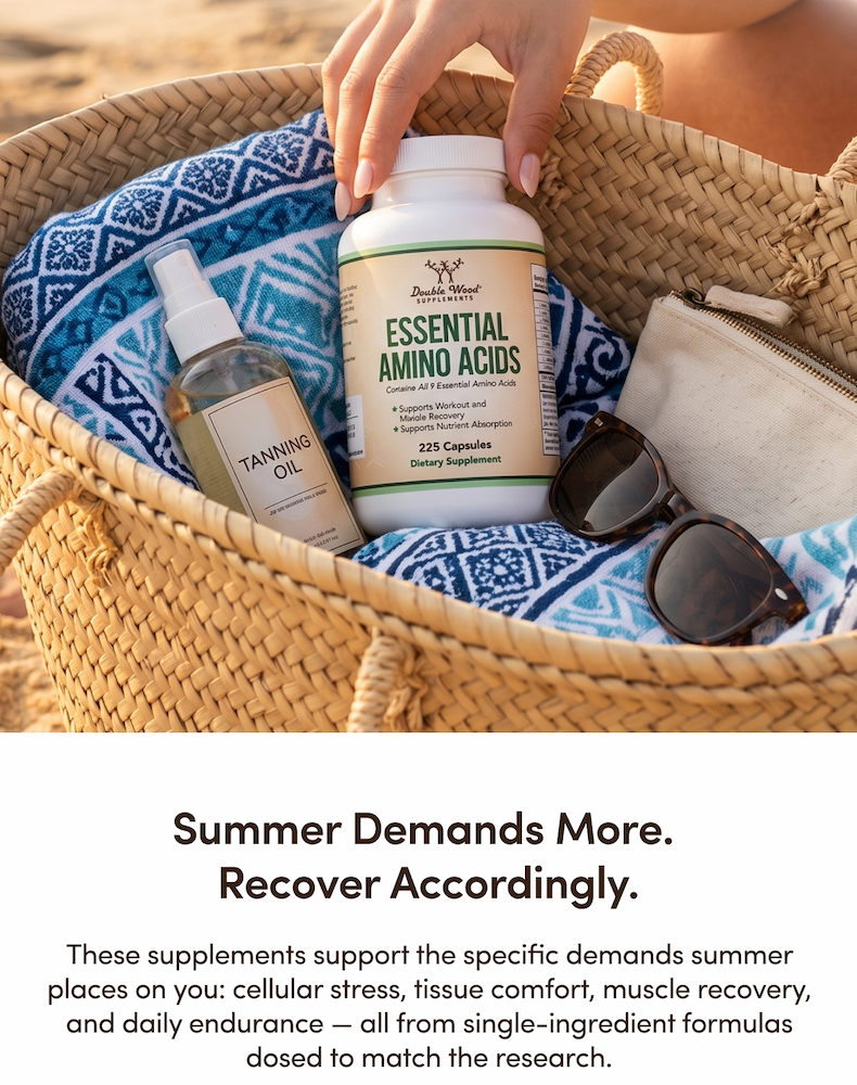 Summer Demands More.  Recover Accordingly.