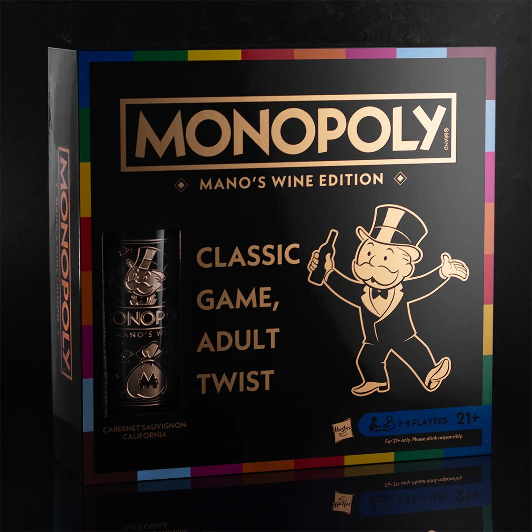 Image of Monopoly Mano's Wine Edition Game and Wine Set