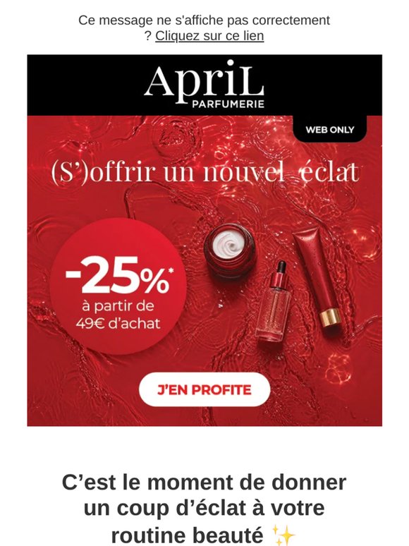 Eshop Only : -25% pour illuminer votre routine beauté !