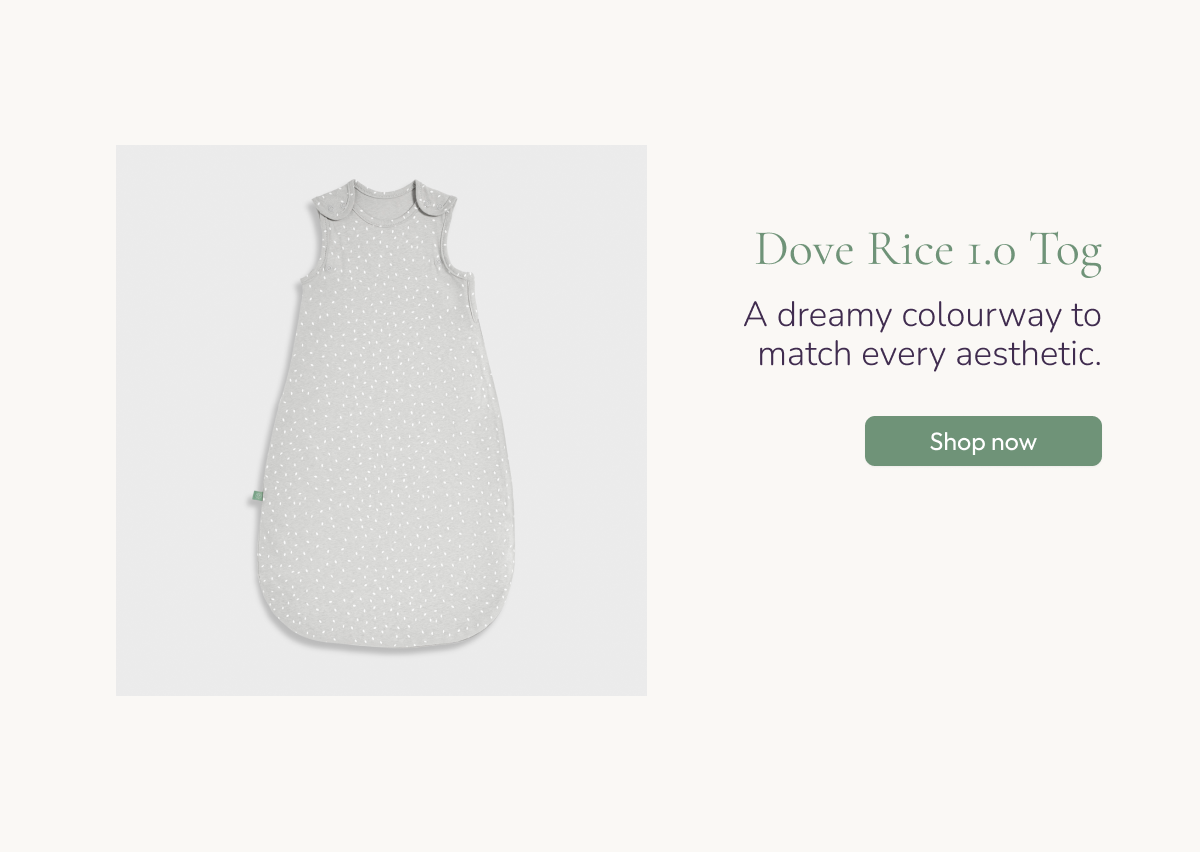 a dreamy colourway to match every aesthetic. dove rice 1.0 tog shop now