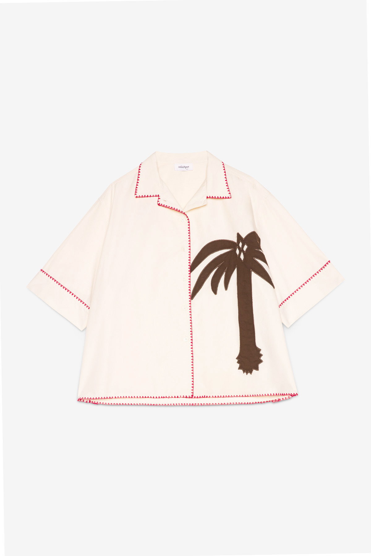 Camicia regular in popeline