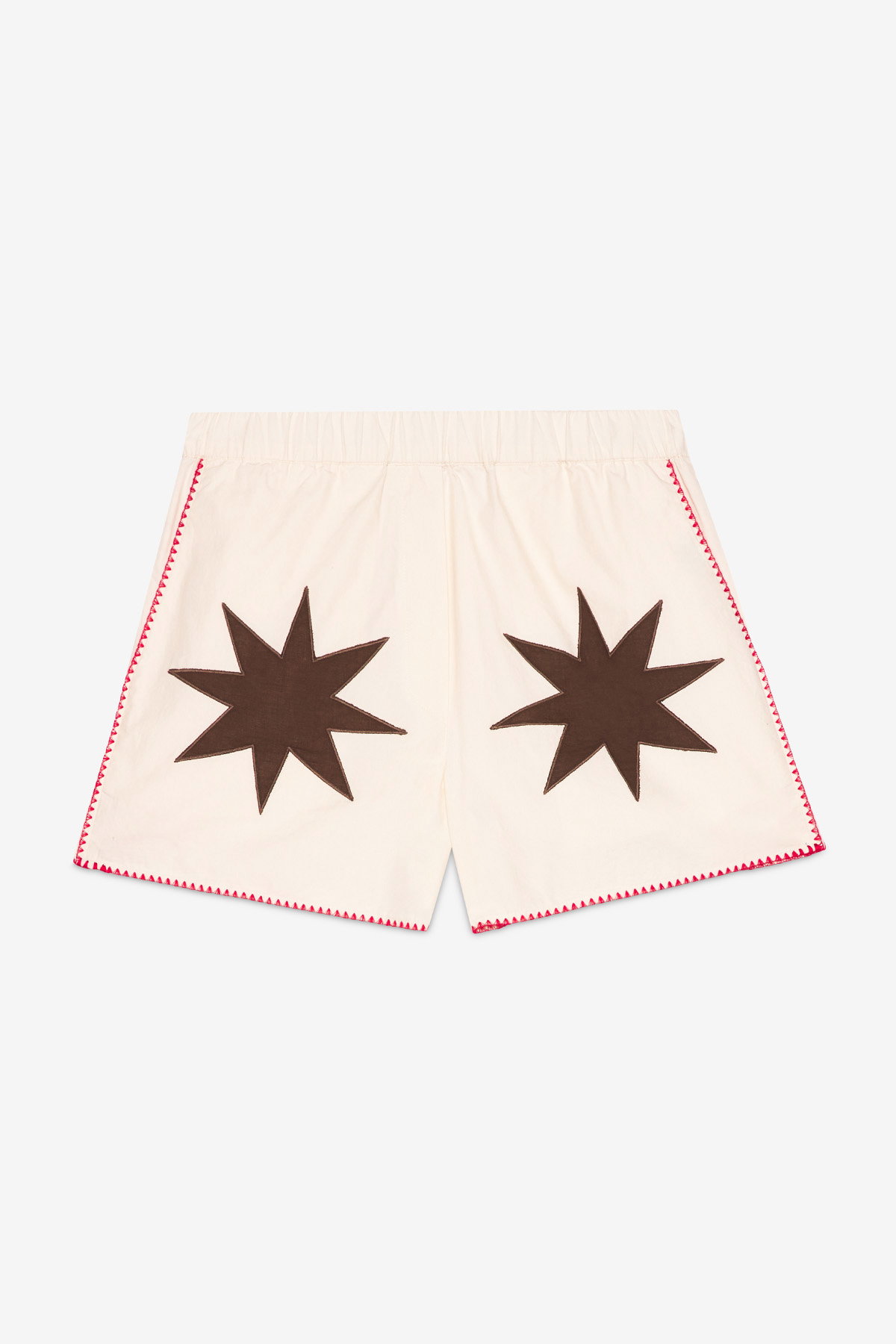Shorts in popeline ricamato