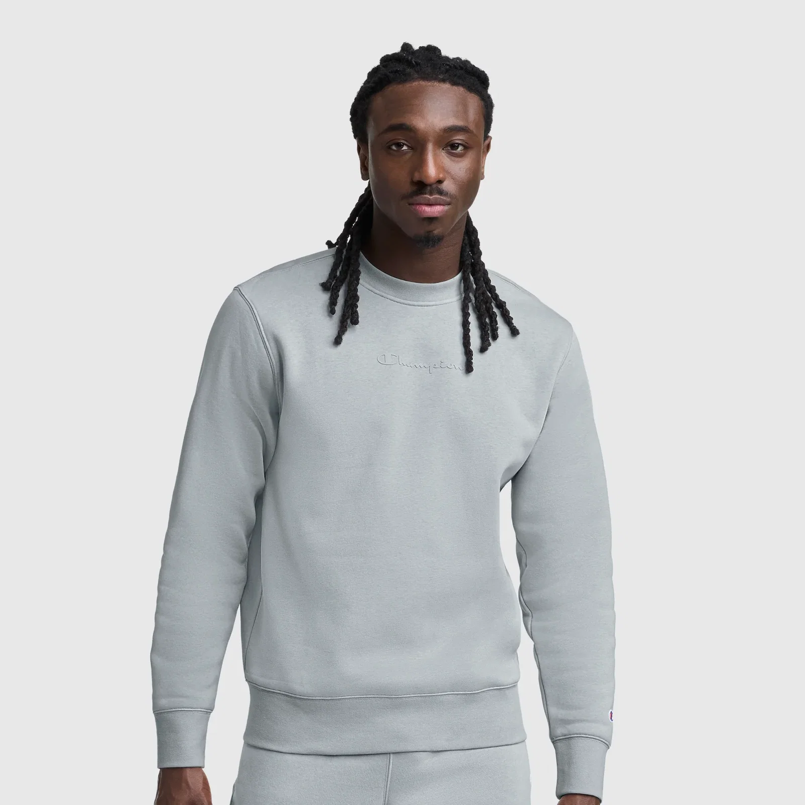 Image of Powerblend Crewneck Sweatshirt, Tonal Script Logo