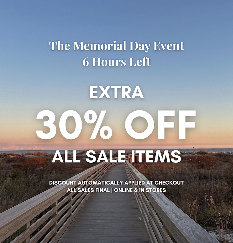 EXTRA 30% OFF ALL SALE ITEMS