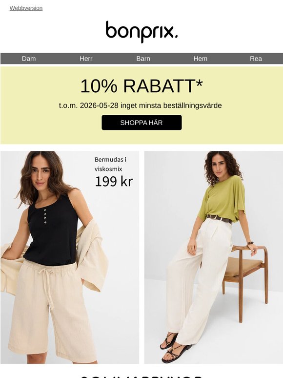 Shoppa idag och få -10% rabatt 😍