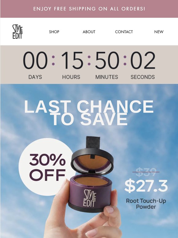 Ends Tonight: 30% Off Your Hair Favs