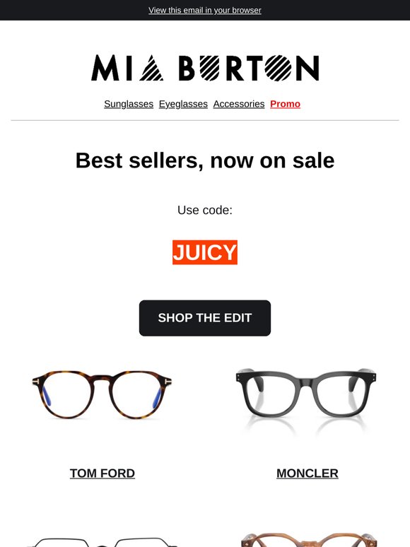 The eyeglasses everyone wants, on sale