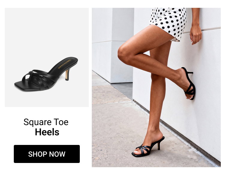 Square Toe Heels