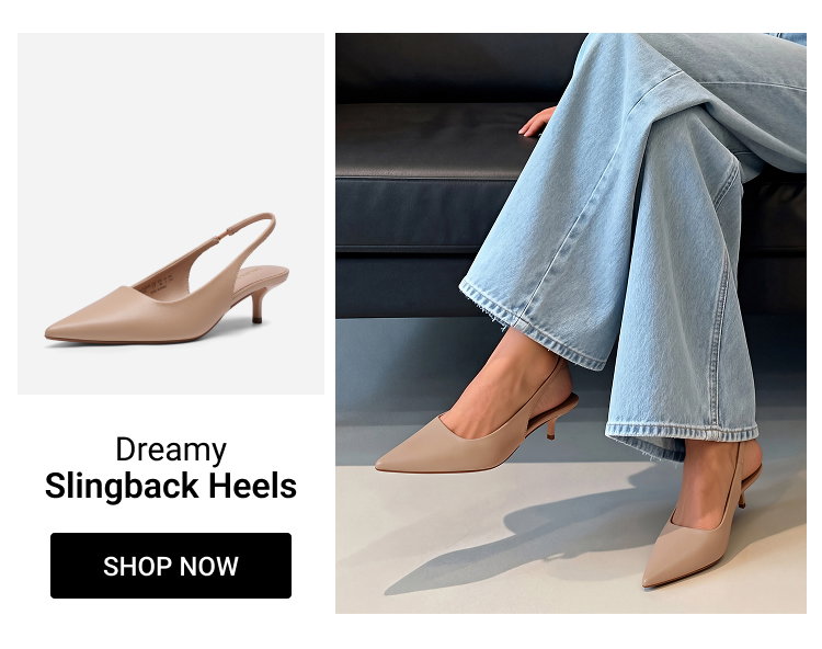 Dreamy Slingback Heels