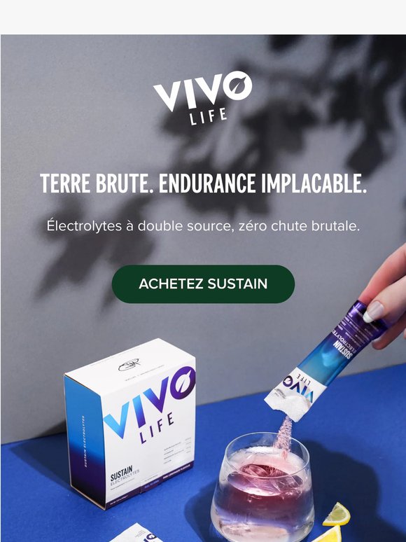 Nouveau produit : Sustain Électrolytes