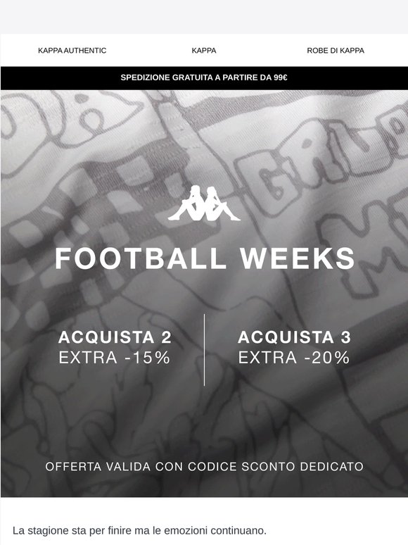 ⚽ Football Weeks: ora online